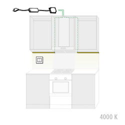 KIT-CORNER 2m + dimmer 4000 K