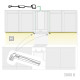 KIT-LINEA 4m + dimmer 3000 K