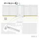 KIT-LINEA 4m + dimmer 4000 K