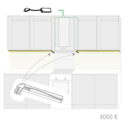 Belysningsset COM-21 4m 4000 K