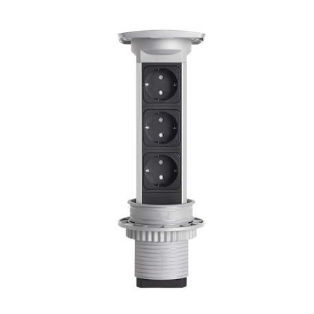 TOWER-3 SOCKET, CHROME