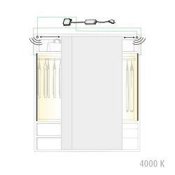Closet set 4m vertical