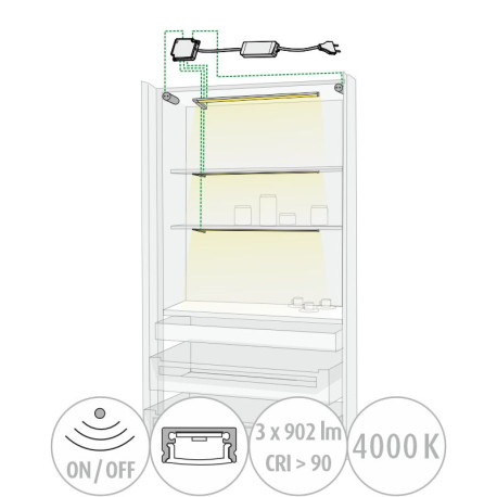 aamiaiskaappivalaistus