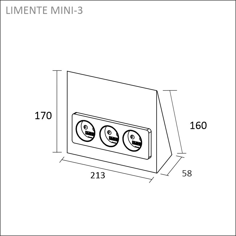 LIMENTE MINI-3 pistorasia