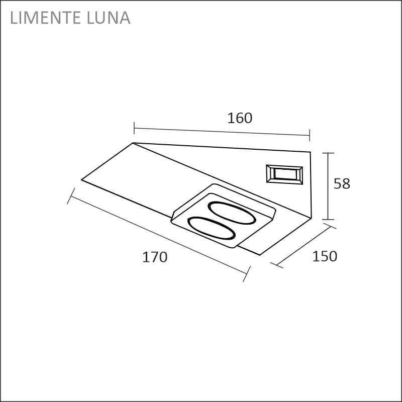 LIMENTE LUXA-31 eluttag med avbrytare