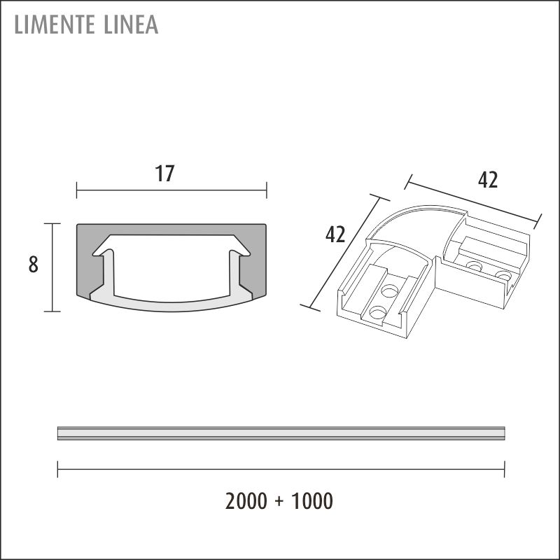 KIT-Linea 2m + dimmer