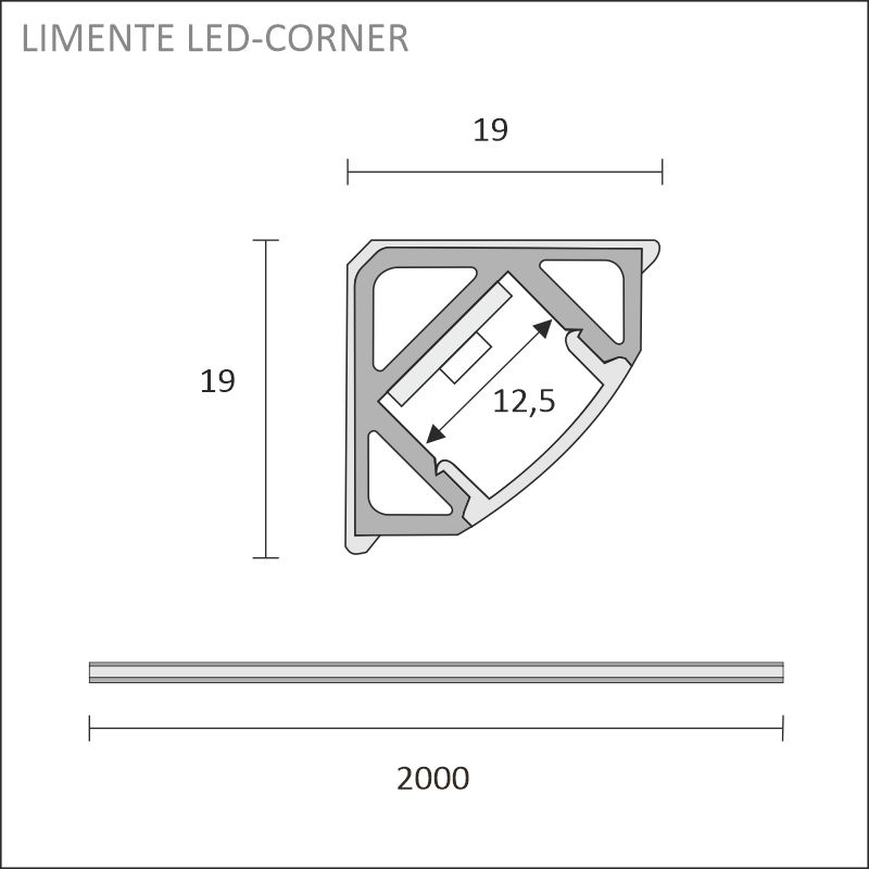 KIT-Corner 2m + dimmer