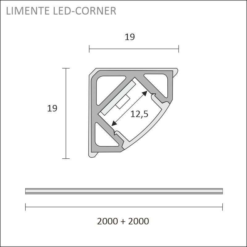 KIT-Corner 4m + dimmer