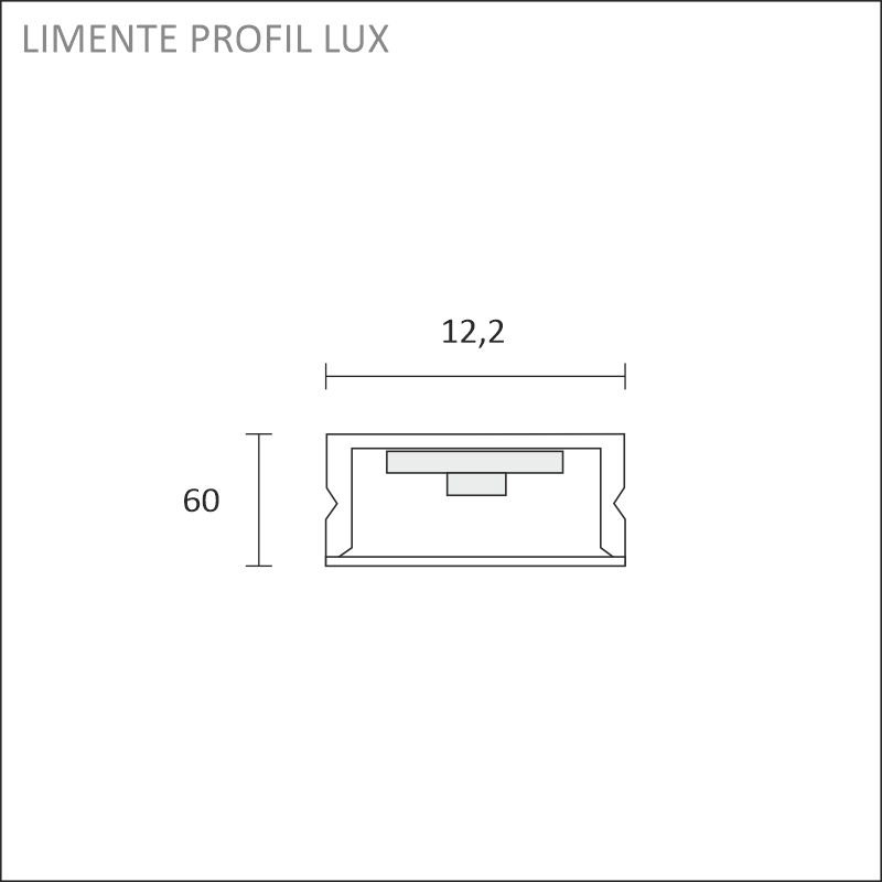 PROFIL LUX alumiini