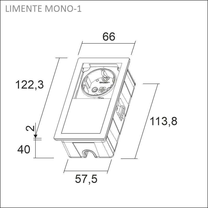 MONO-1 socket