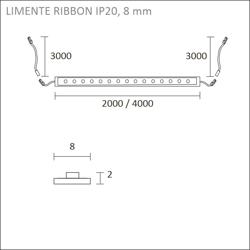 RIBBON 8mm IP20