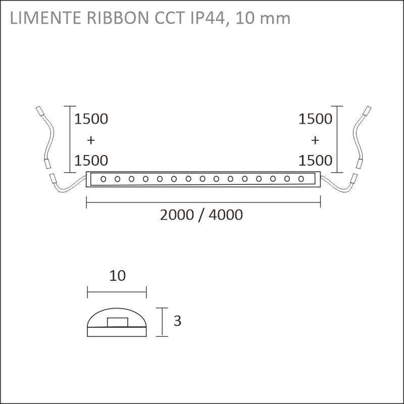 RIBBON IP44 CCT LUX