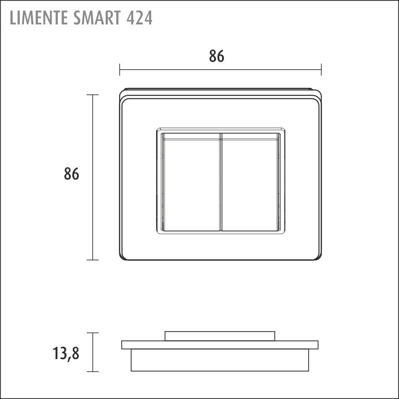 LIMENTE SMART 451 24 V, langaton valonohjaus