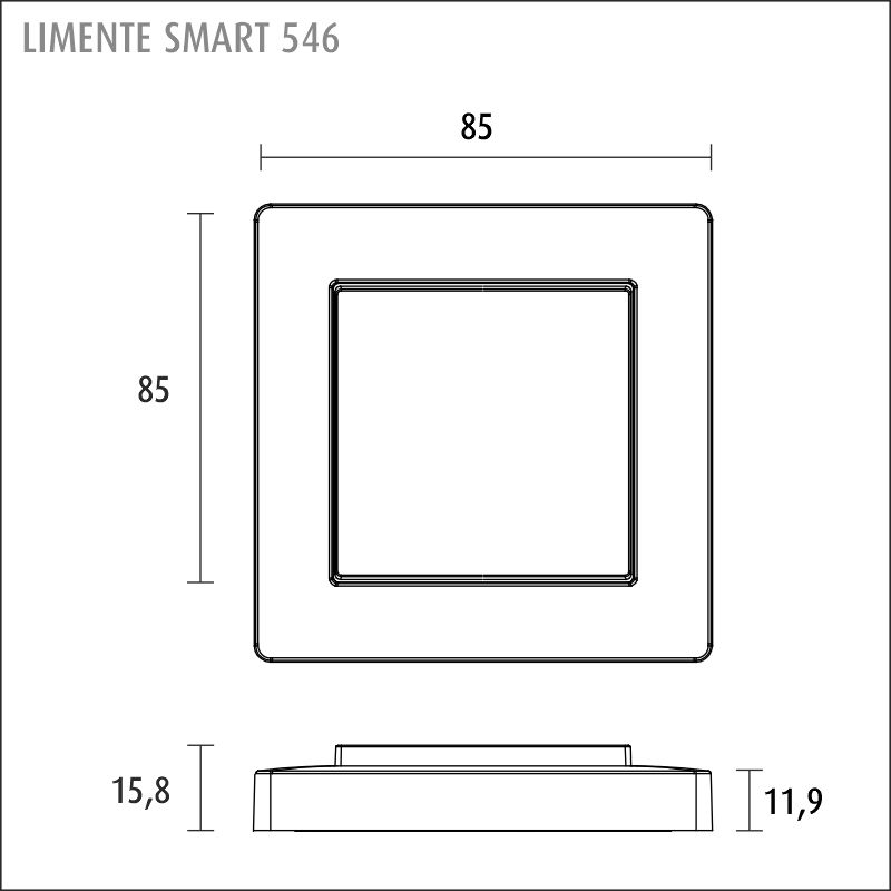 LIMENTE SMART GL-setti 24 V, 1-osainen
