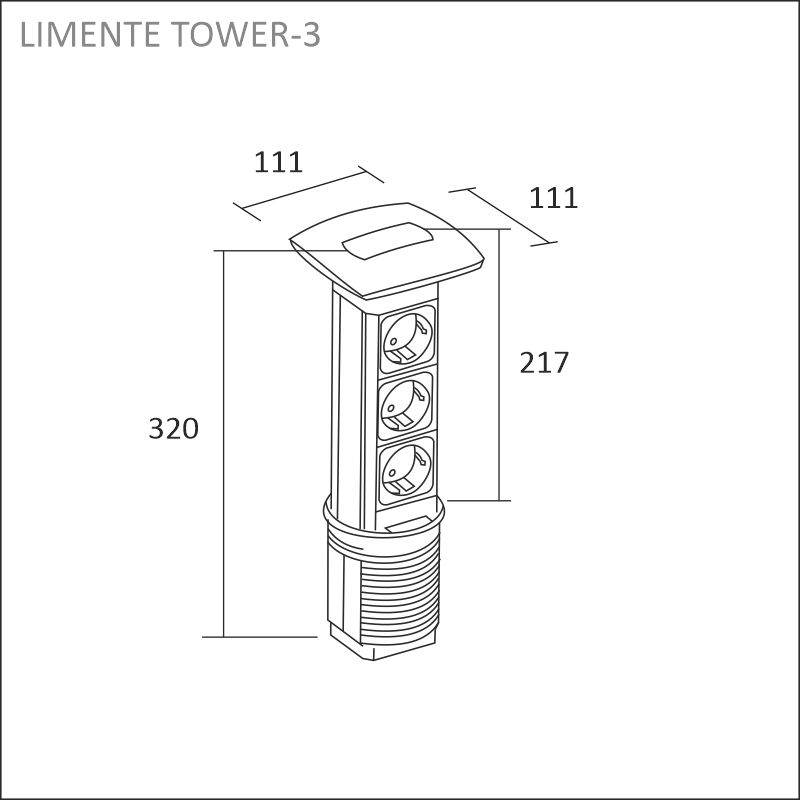 LIMENTE TOWER-3 pistorasia