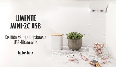 Pistorasia USB-liittimillä